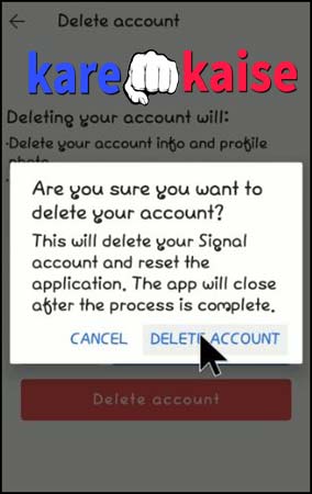 how-to-delete-signal-accoutn-in-hindi