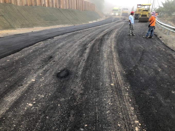Laluan runtuh di Kundasang-Ranau dibuka kepada lalu-lintas 9 Januari 2020