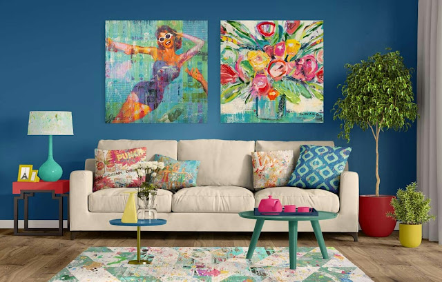 abstract and aesthetic painting ideas