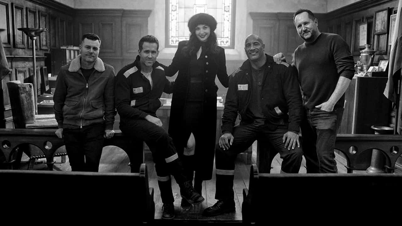 Red Notice Starring Dwayne “The Rock” Johnson, Gal Gadot, and Ryan