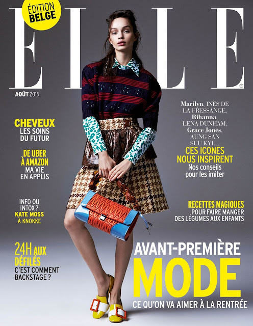 Model @ Luma Grothe by Ben Morris for Elle Belgium, August 2015 