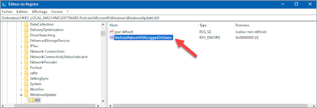 Empêcher le redémarrage forcé après une mise à jour Windows 10 Empêcher, arrêter, désactiver, éviter, redémarrage, forcé, automatique, tout seul, mise à jour, Windows 10, administration, trucs et astuces, base du registre