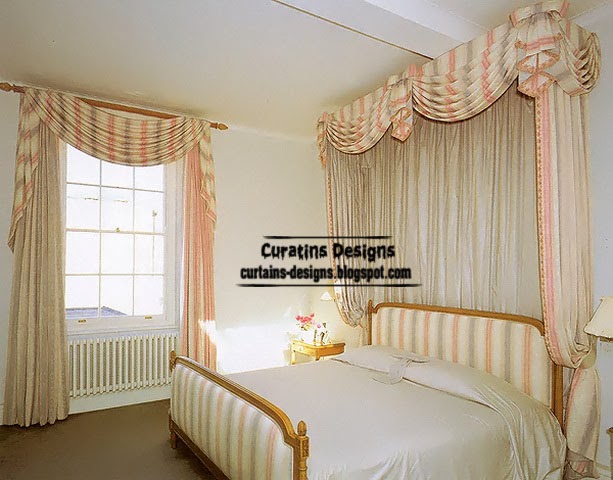 striped curtains for bedroom, classic curtain designs and drapery