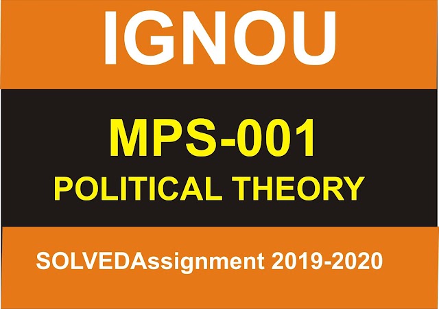 MPS – 001 Study Notes