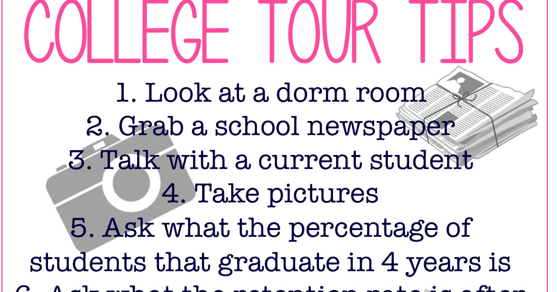college tour vragen