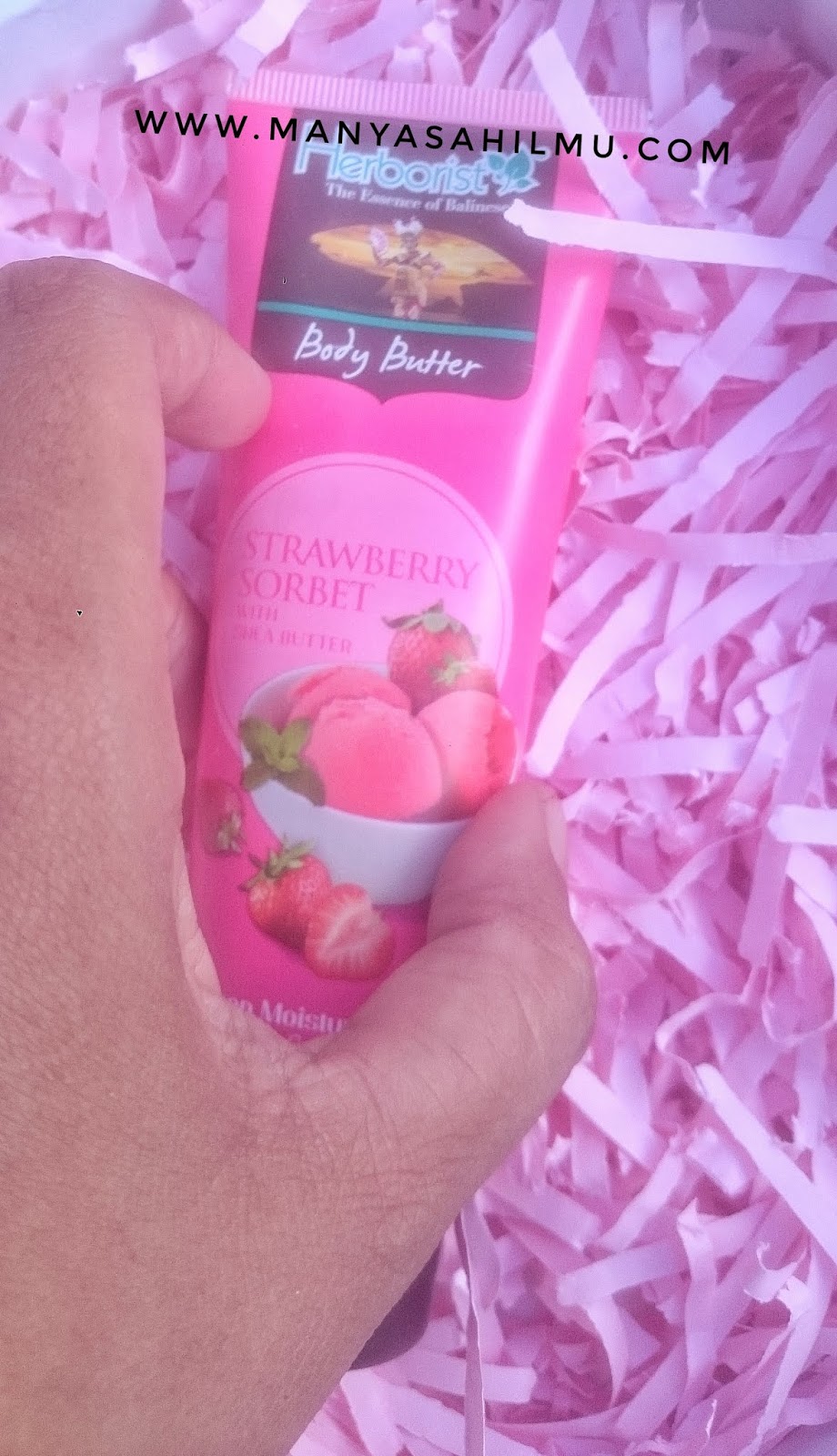 Herborist Body Butter Strawberry Sorbet review Manyasah Ilmu