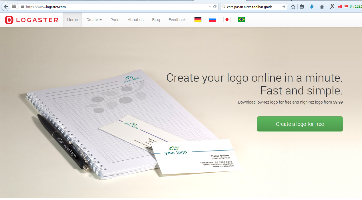 Cara desain logo online logaster - irawand07