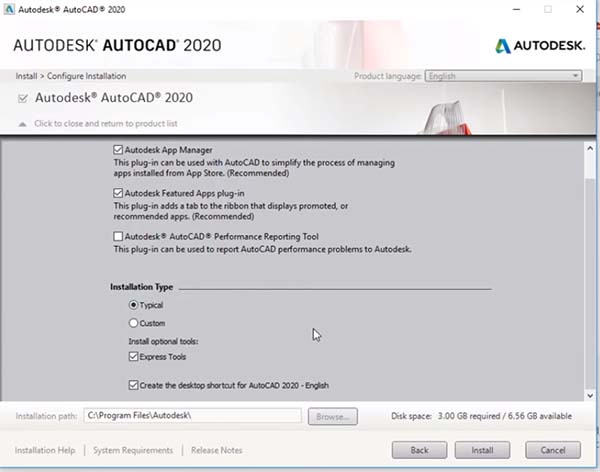 Hướng dẫn cài đặt AutoCAD 2020 đơn giản nhất b