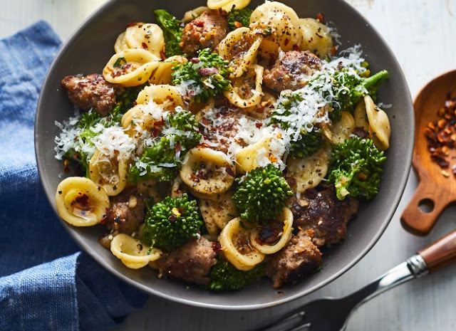 Orecchiette with Sausage and Broccoli #dinner #pasta