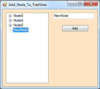 Insert New Node To TreeView Using VB.Net