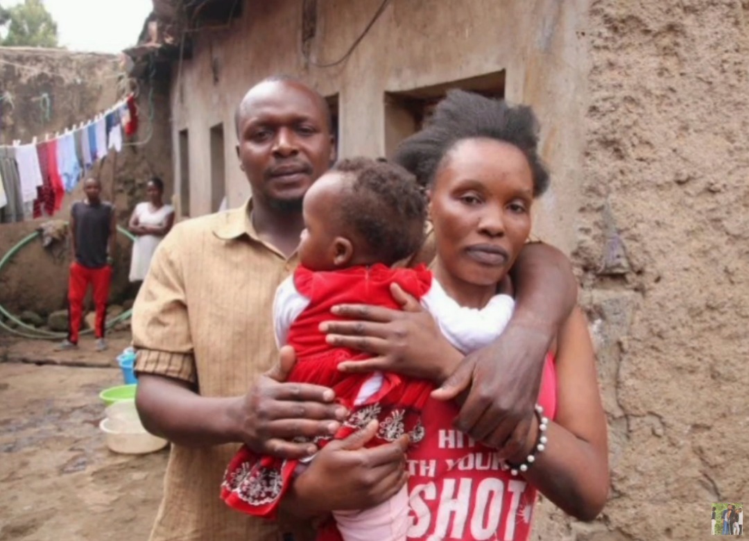 Mr. Kepha Agoka Nyambane together with his wife, Lydia BOsibori and daughter in Lucky Summer. He became an internet sensation and his neighborhood hero after he stopped President's motorcade. Mr. Kepha Agoka Nyambane together with his wife, Lydia BOsibori and daughter in Lucky Summer. He became an internet sensation and his neighborhood hero after he stopped President's motorcade.