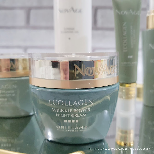 Review Oriflame NovAge Ecollagen Wrinkle Power Night Cream