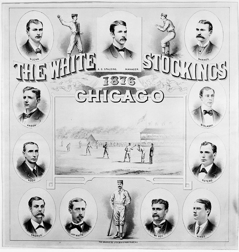 Chicago Cubs World Series: 1876 White Stockings National League’s first pennant