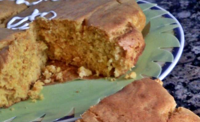 Bizcocho casero de calabaza