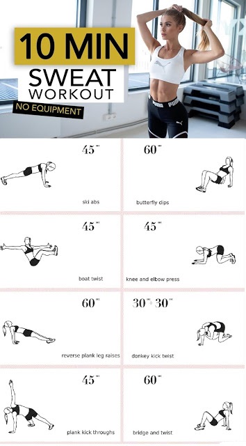 10 Minute No Equipment Total Body Workout