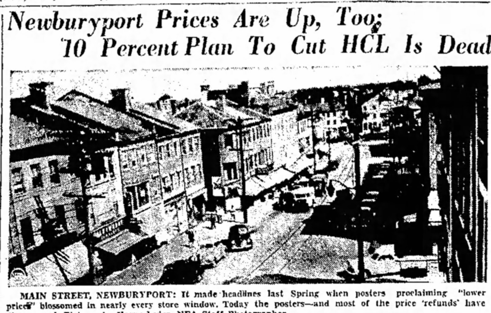 AnceStory Archives 1947 Article Newburyport Shops and Economy