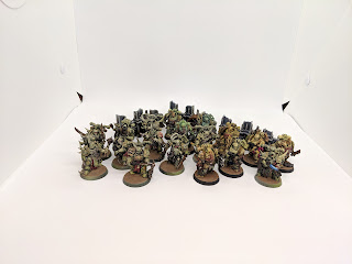 Painting the Death Guard, my AoP winning Army