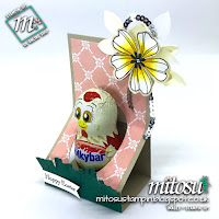 Stampin' Up! Easter Chocolate Holder Idea order craft supplies from Mitosu Crafts UK Online Shop