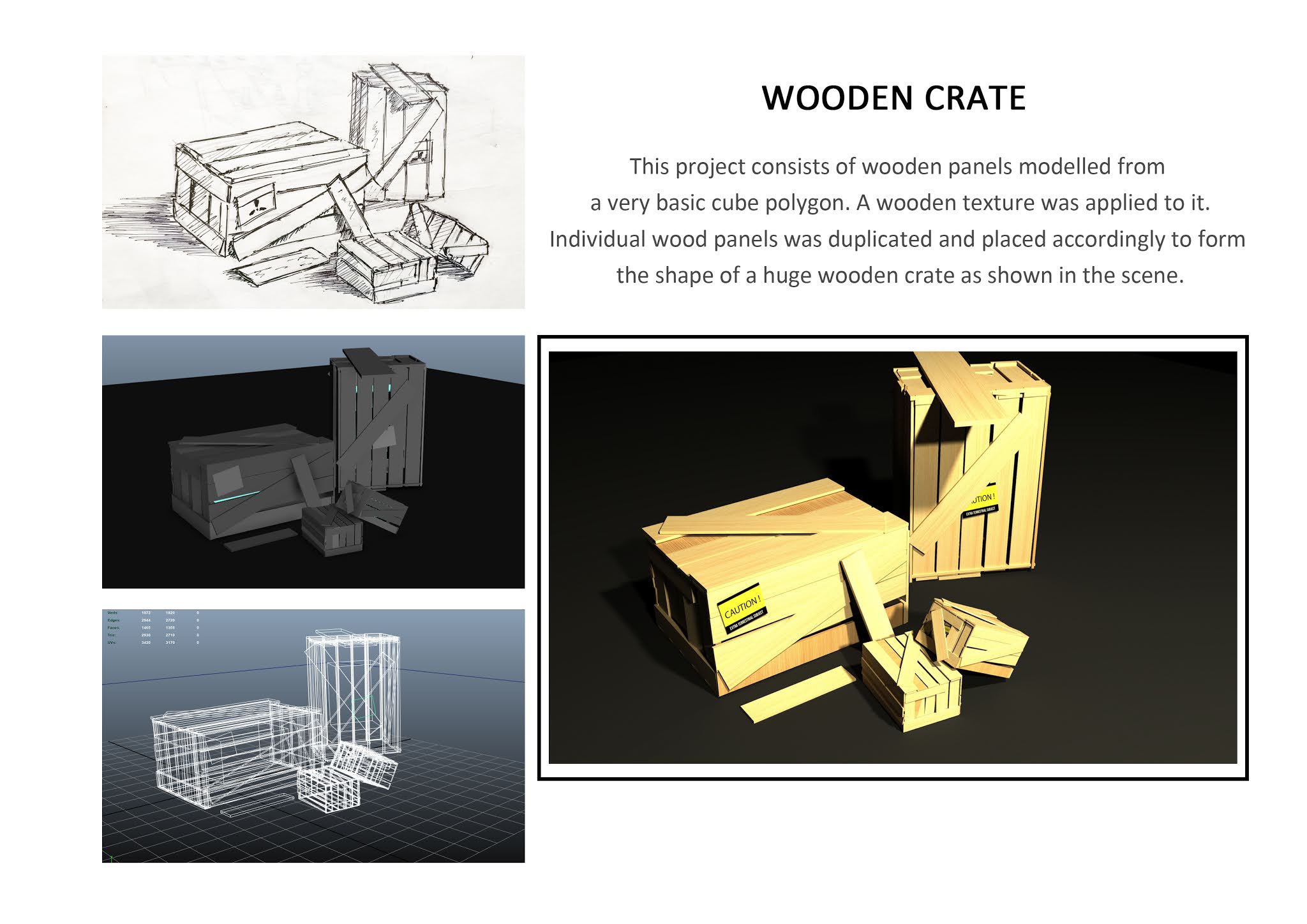 Wooden Crate Maya