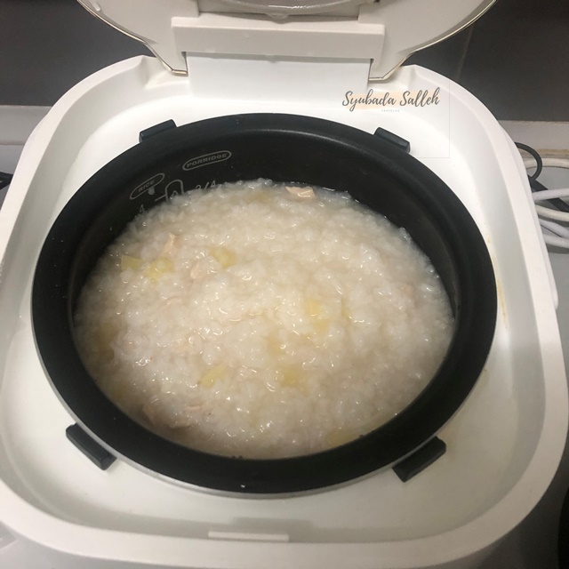 Bubur Ayam simple guna periuk nasi Travelog Syuhada Salleh