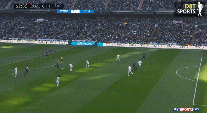 바르셀로나의 승리로 끝난 엘클라시코 골 모음.GIF