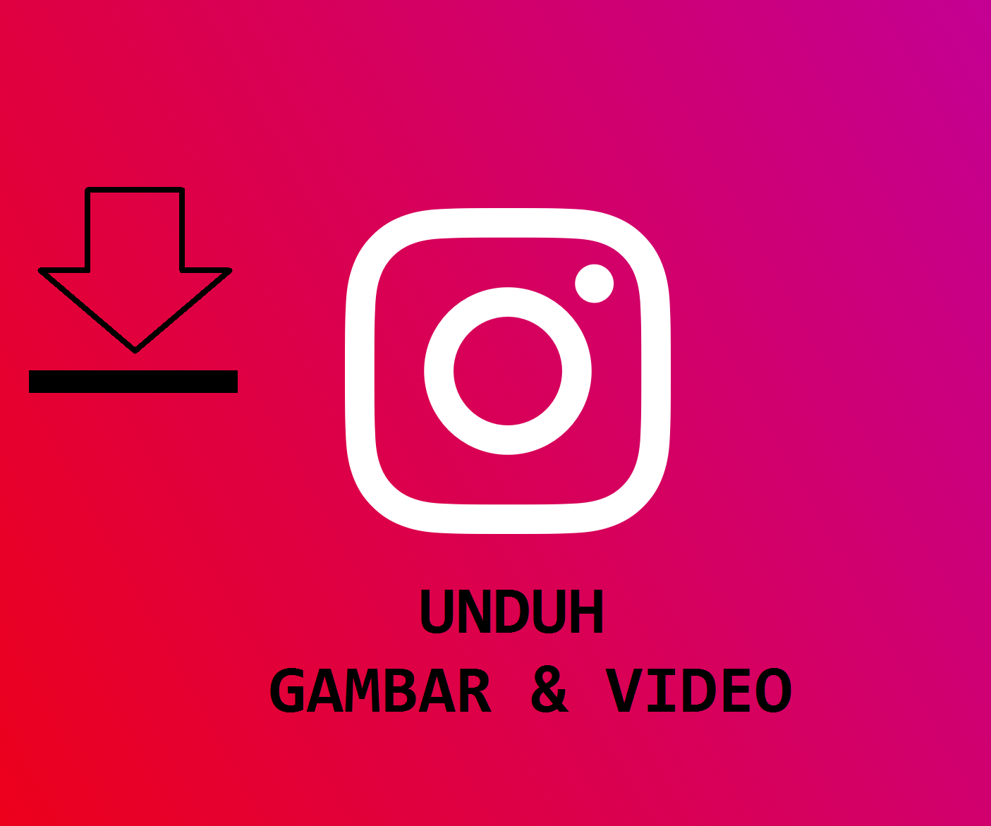 Cara Mengunduh Gambar, Video di Instagram Web dengan Mudah BGTorial