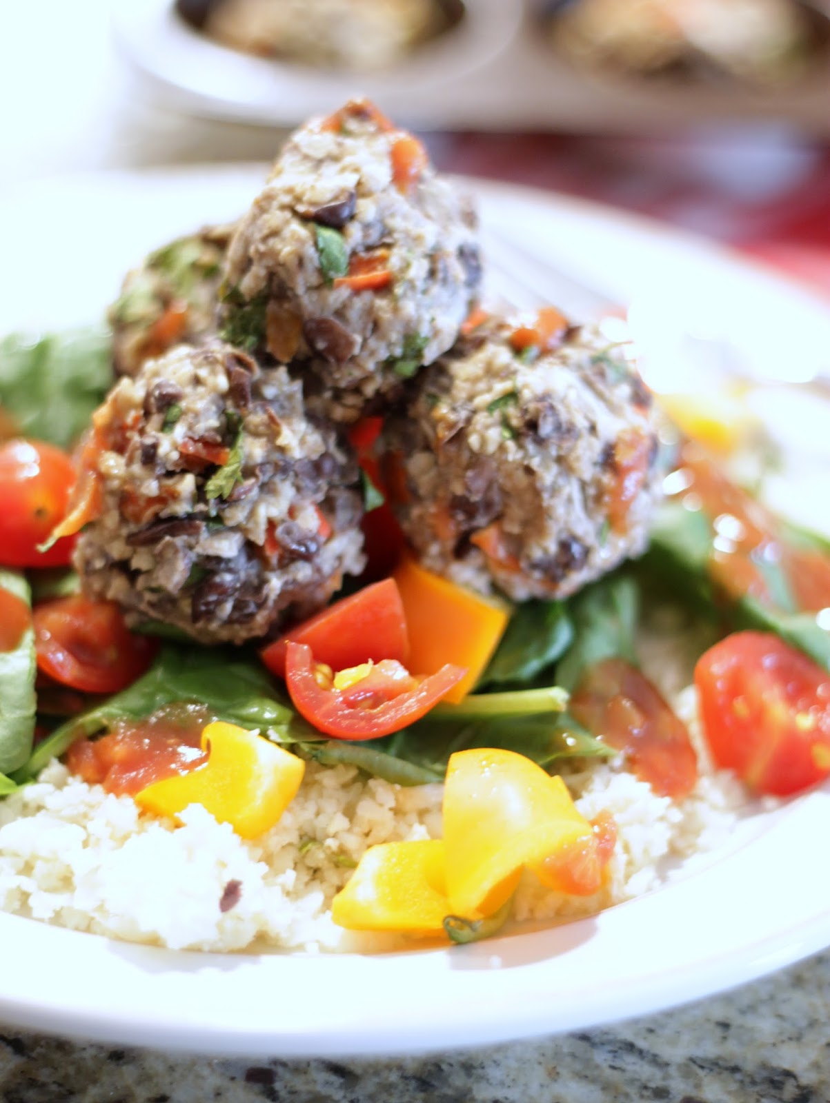 brunch-n-cupcakes-black-bean-meatball-bowls-with-cauliflower-rice