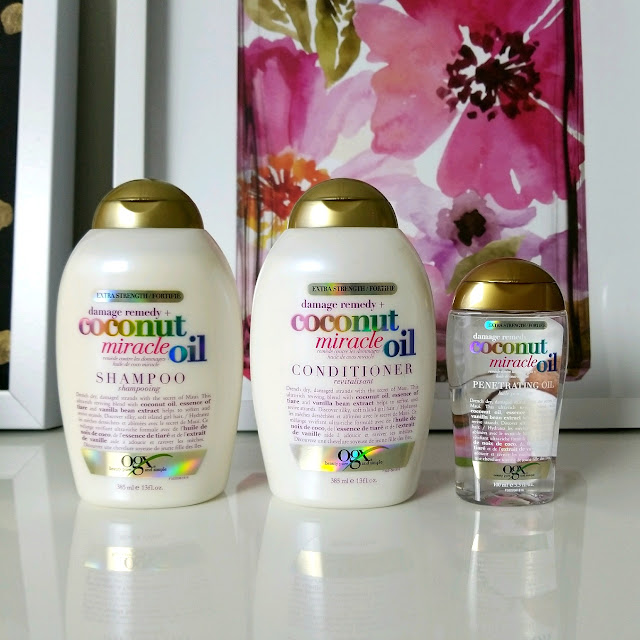 OGX Coconut Miracle Oil Collection and Review* miranda loves