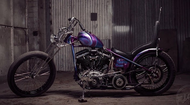Harley Davidson Panhead By Four Speed Mayhem Hell Kustom