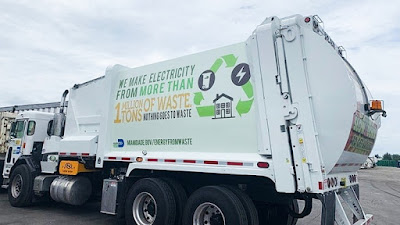 The Blue Flame Blogger: Hauling Away Garbage with Clean Diesel in Miami