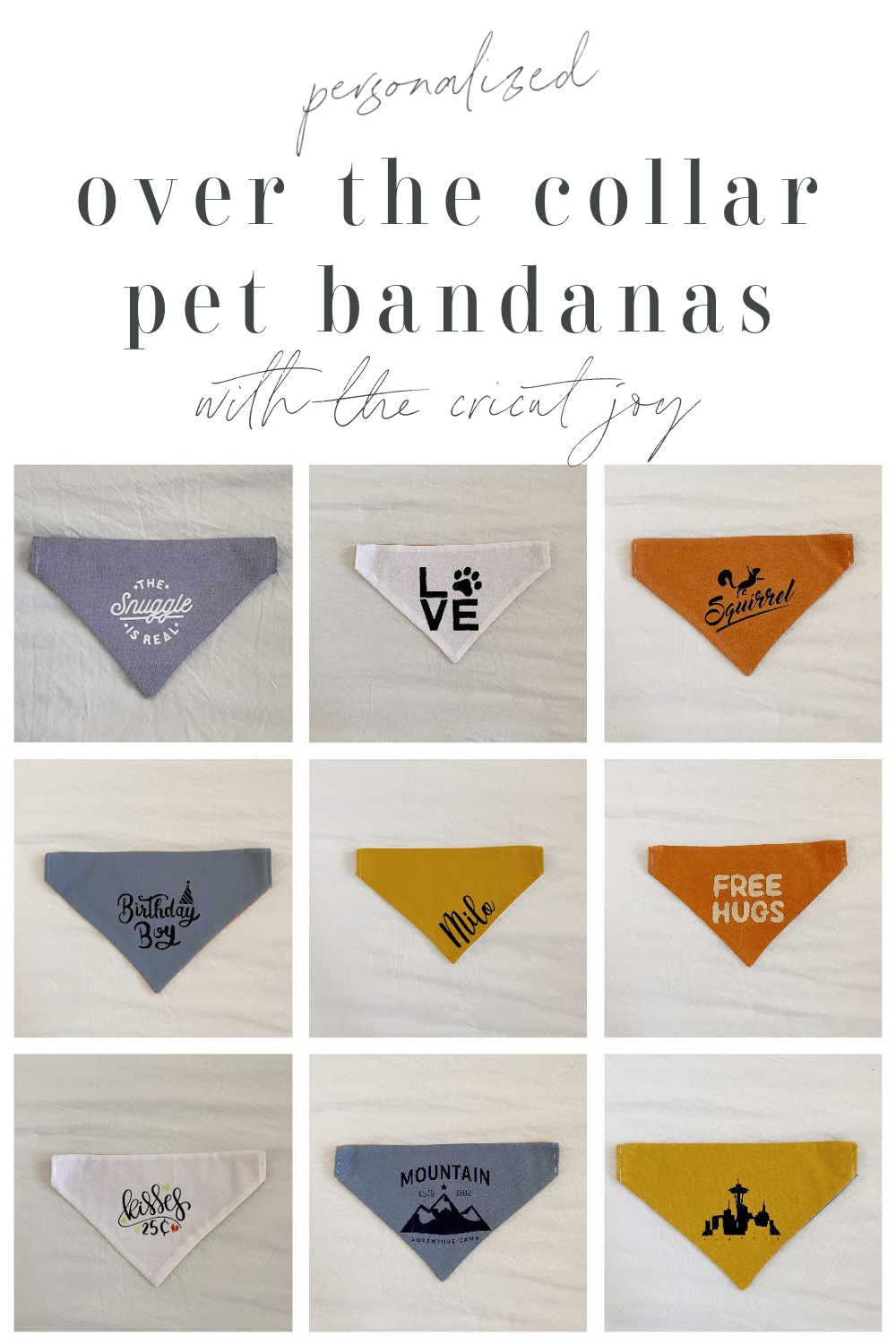 Whimsical Squirrel Bandana for Dogs and Other Pets 