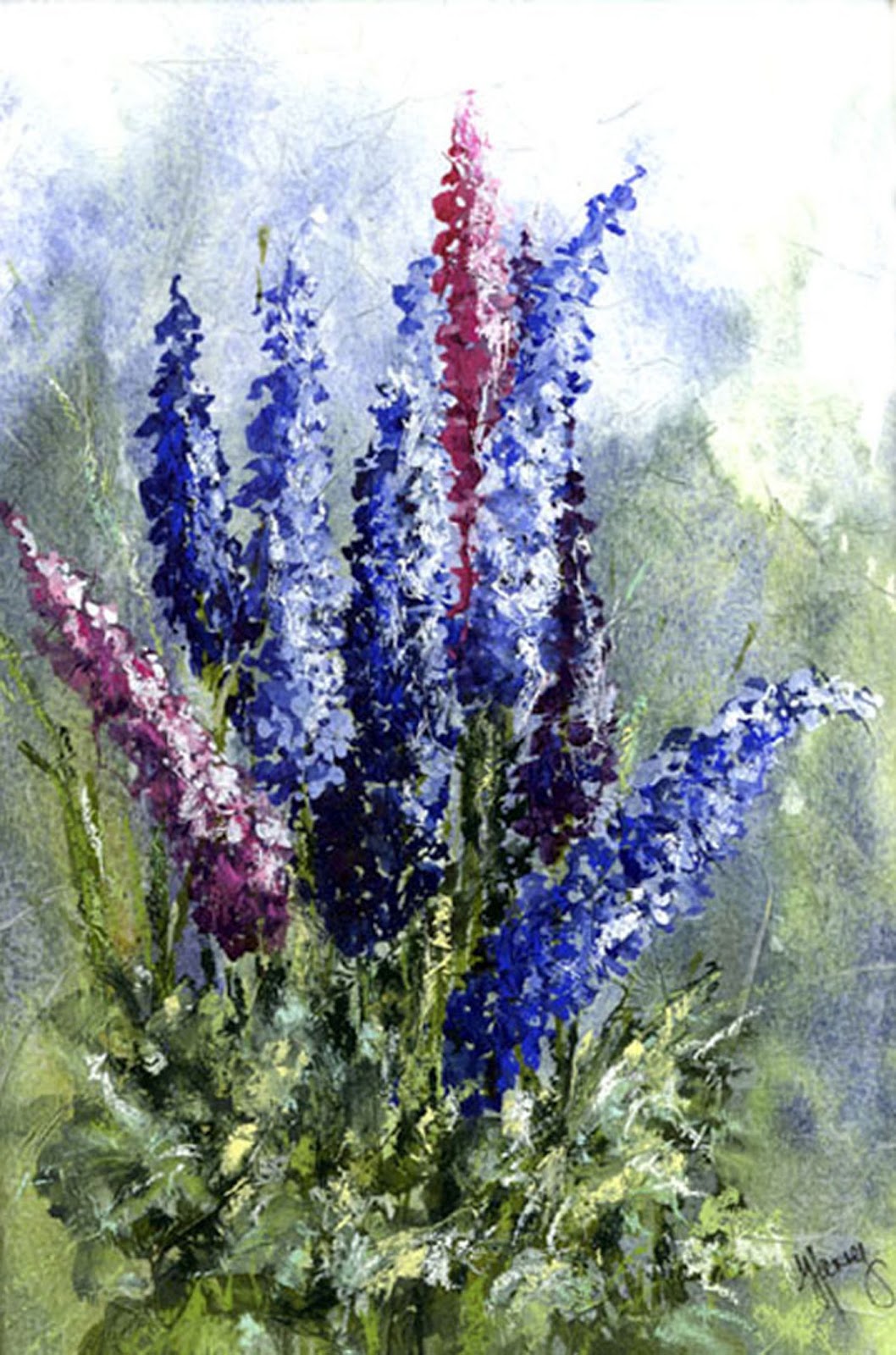 Watercolour Florals: May 2012
