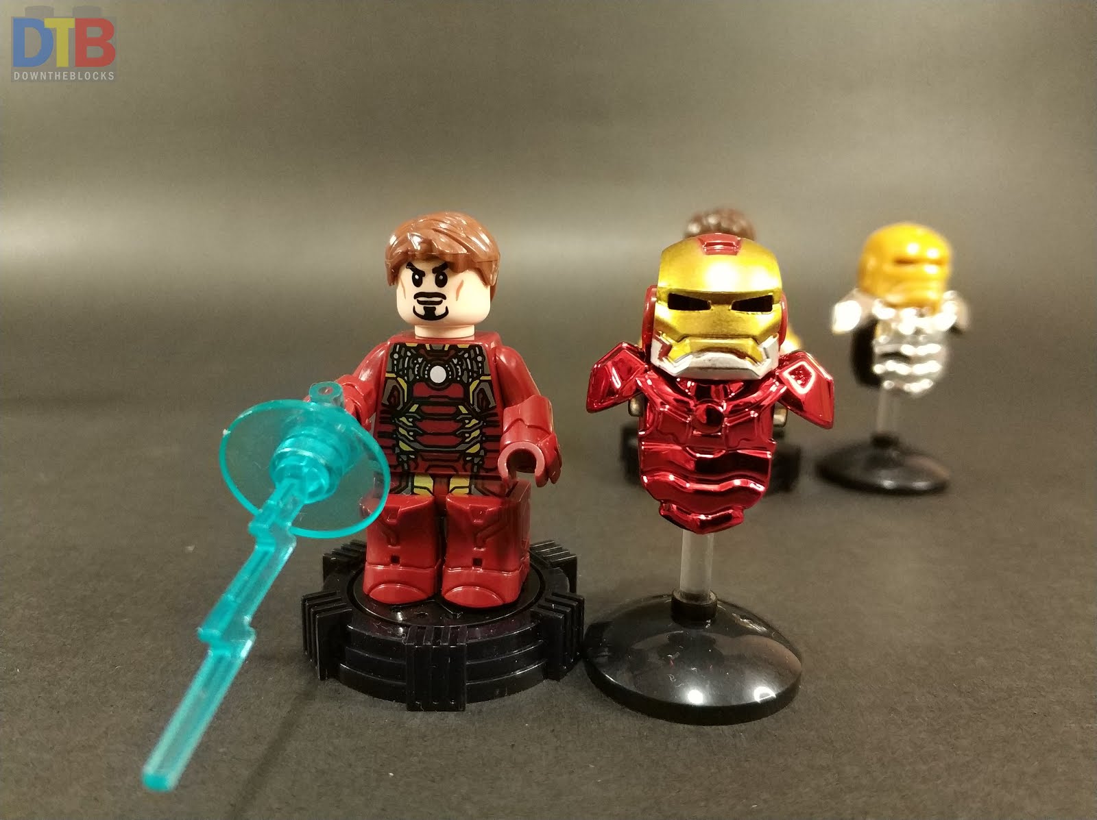 lego chrome iron man