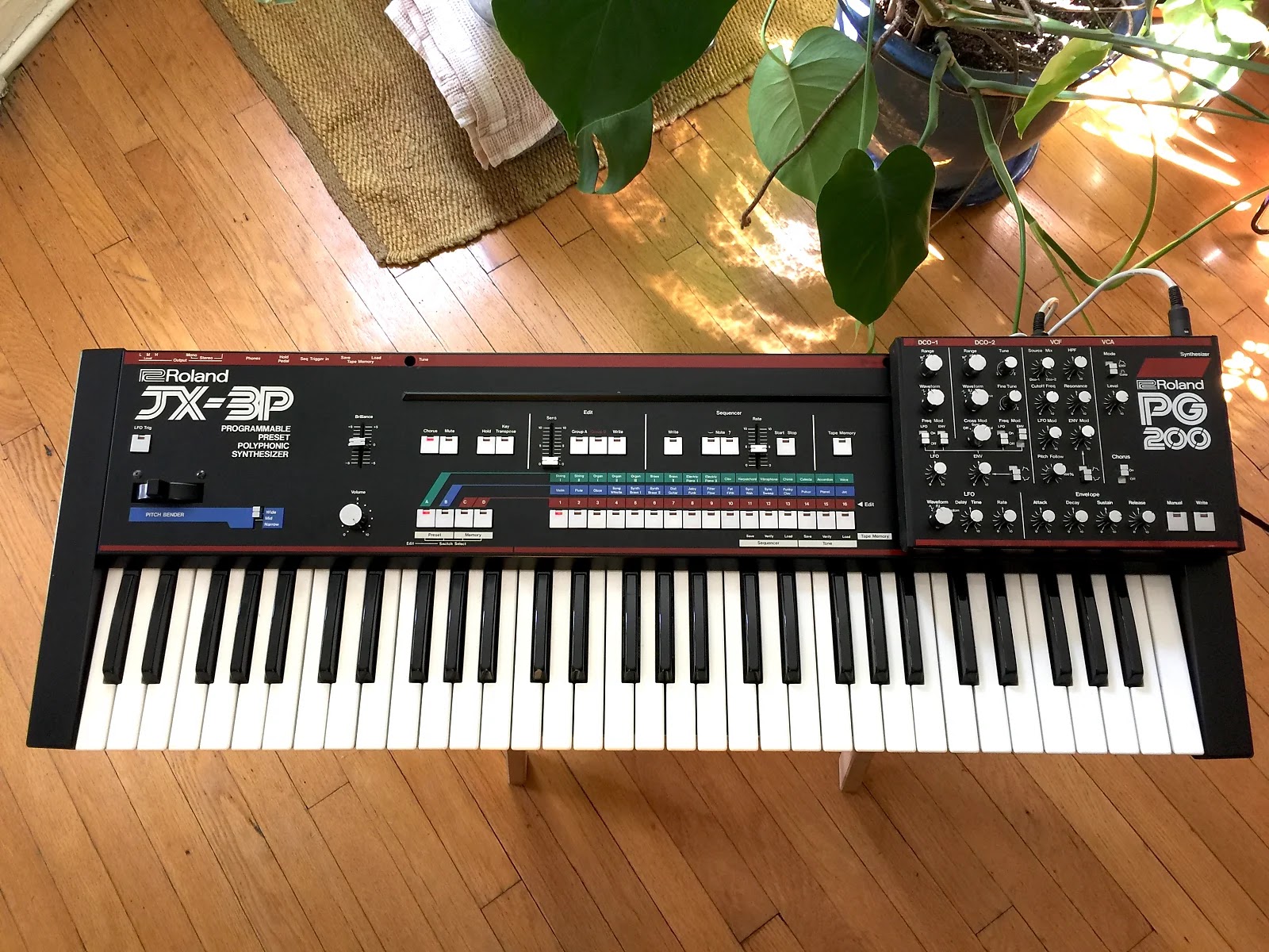 MATRIXSYNTH: Roland JX-3P with PG-200 Programmer