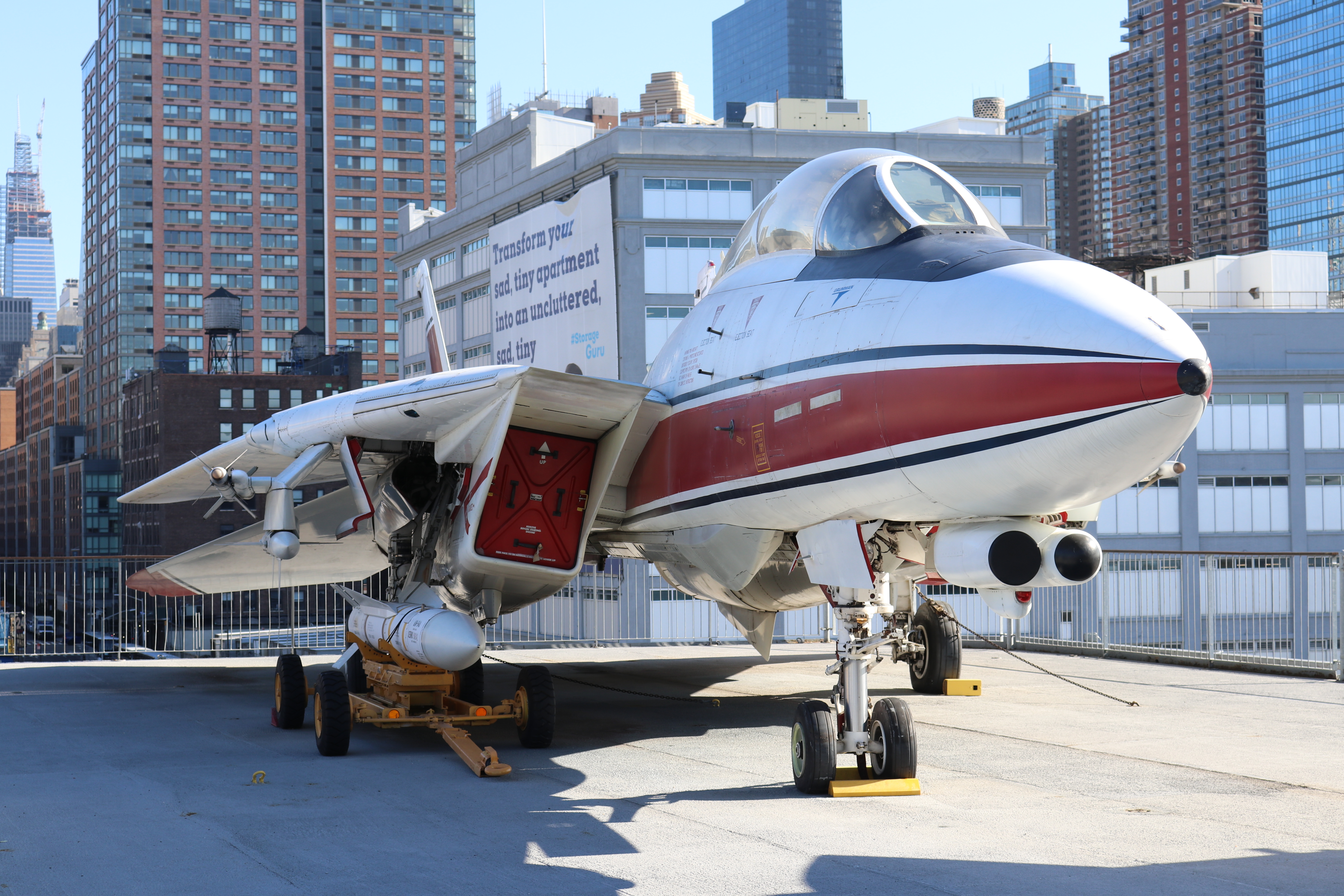 Grumman F14D Super Tomcat aboard the USS Intrepid Museum in New York