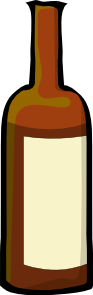 brown bottle clip art