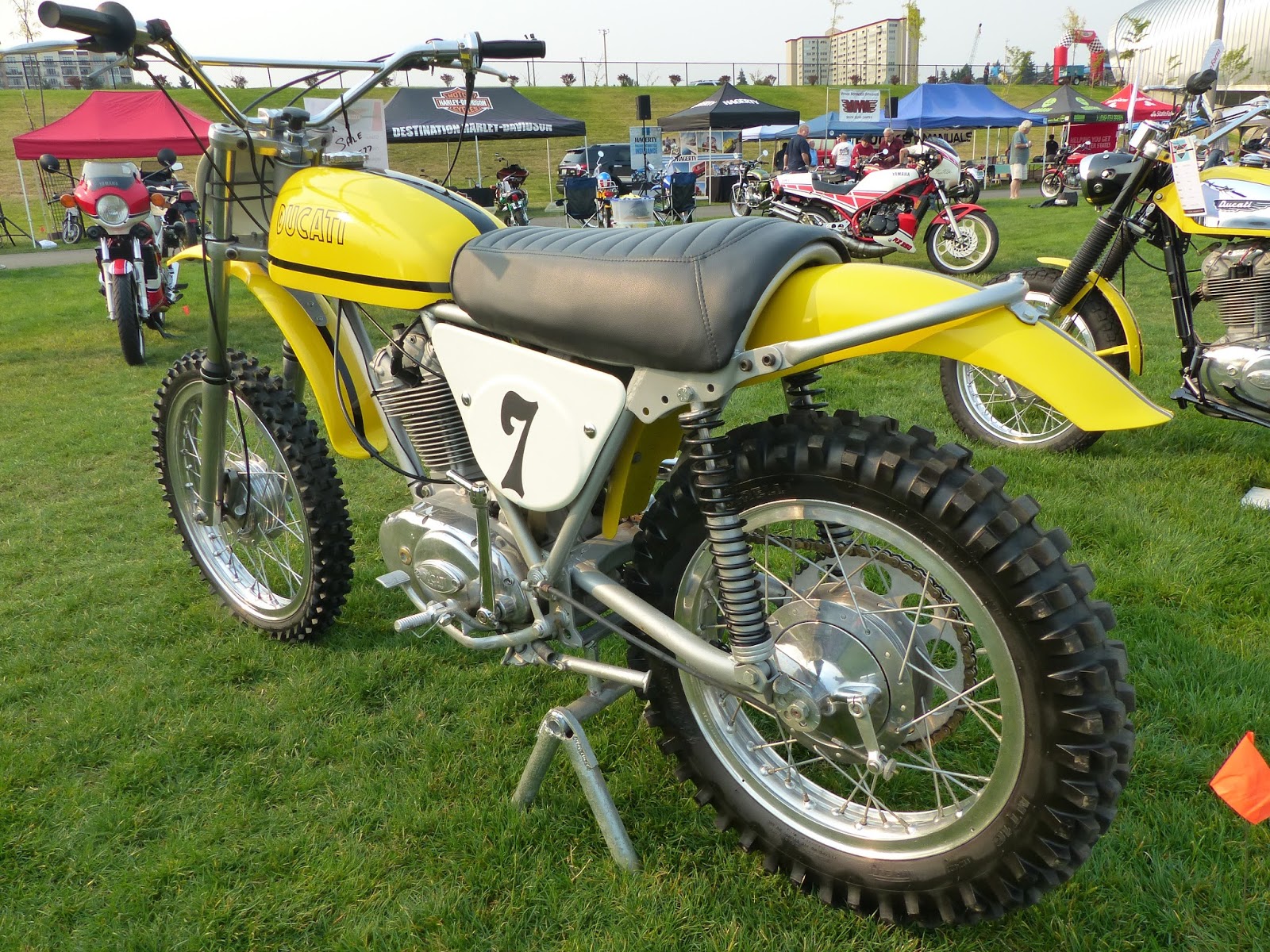 OldMotoDude 1971 Ducati 450 RT on display at "The Meet