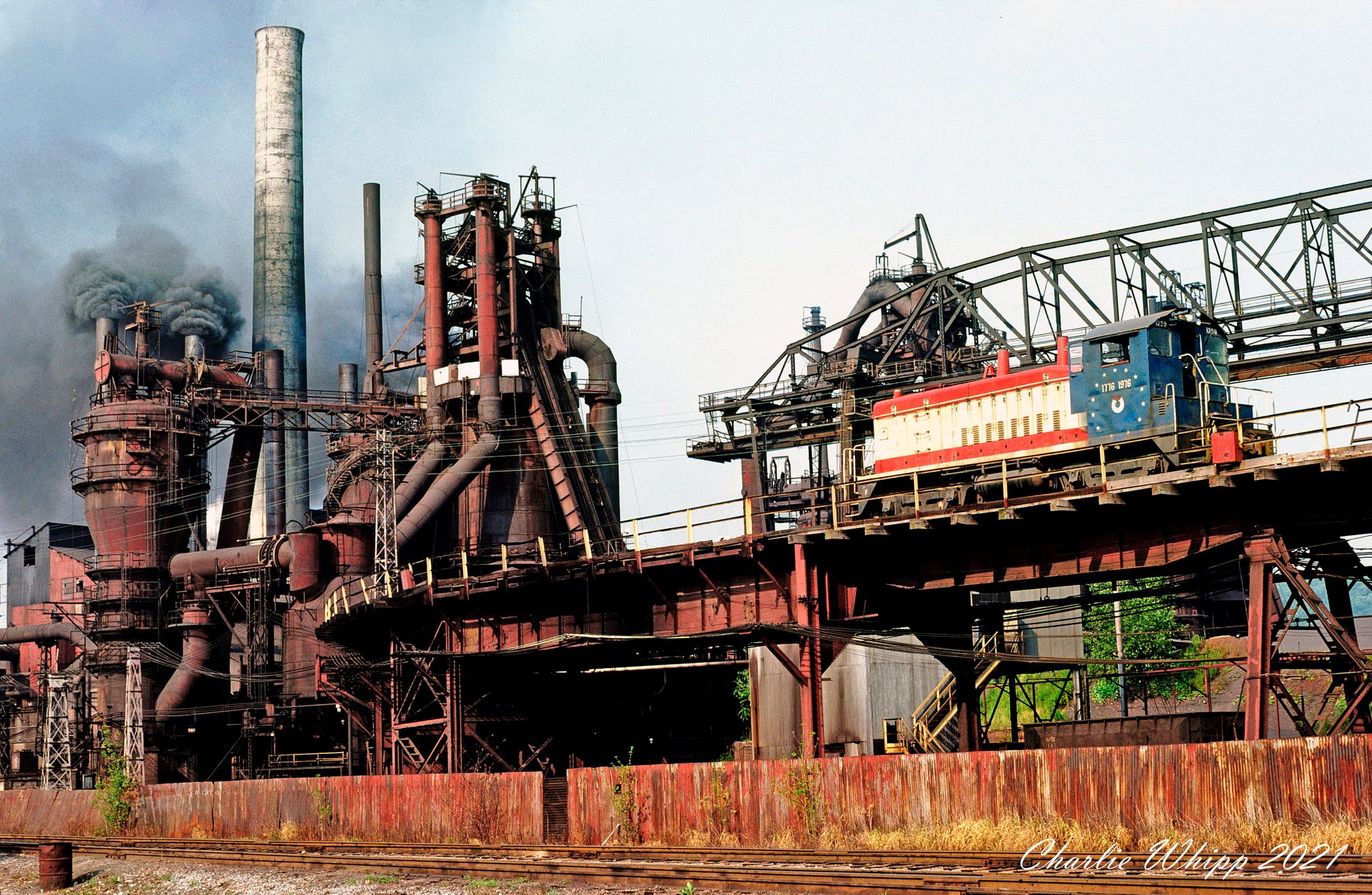 Towns and Nature Mingo Junction, OH 1872 JSW South/Wheeling