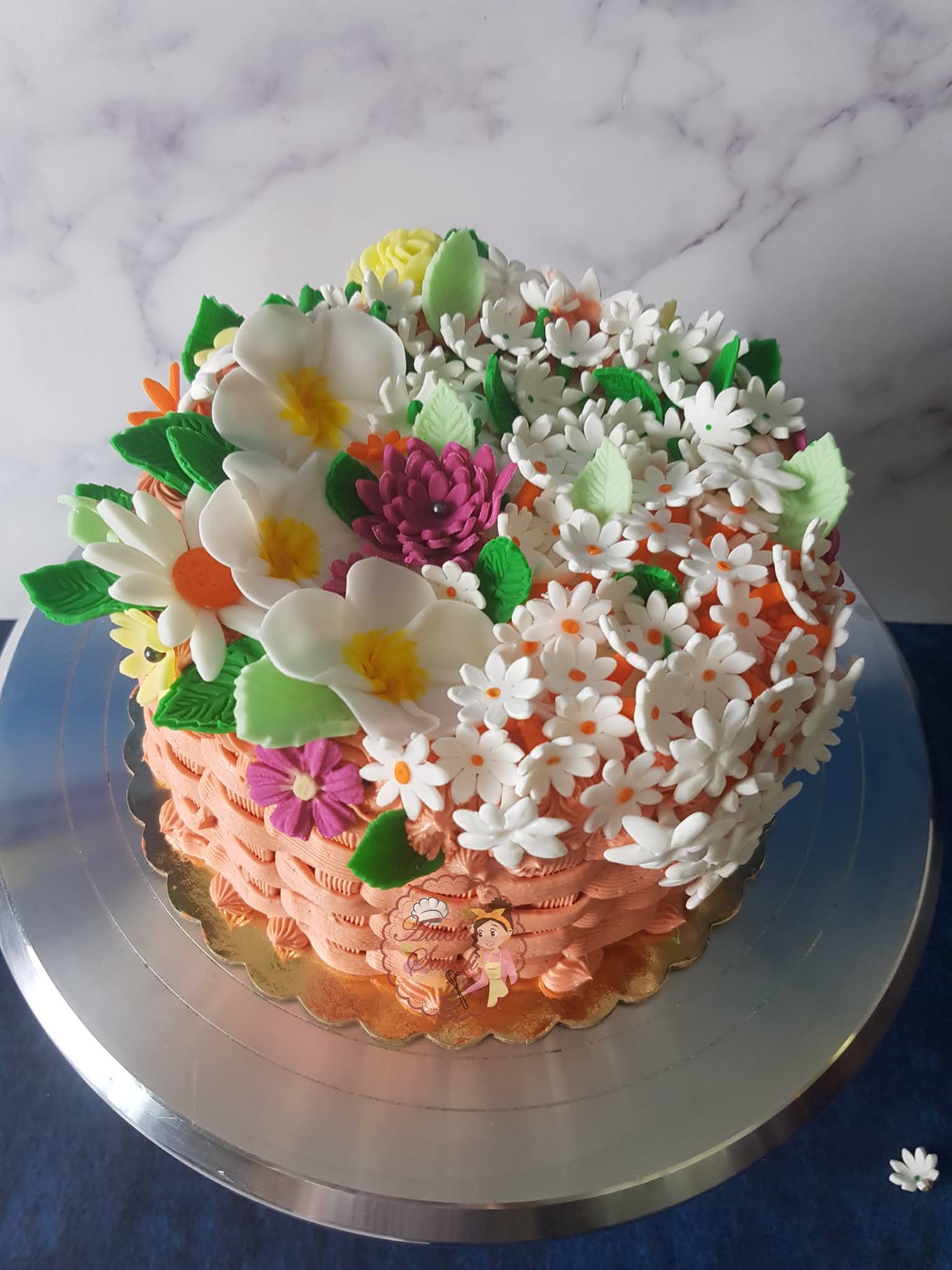 Gumpaste Sugar Flowers How To Make पारिजात /Indian Night Jasmine