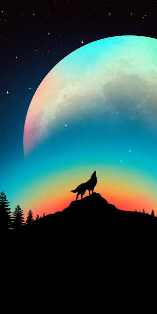 HD Wolf Howling Minimal Wallpaper HD Wolf Howling Minimal Wallpaper