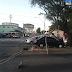 Veículo desgovernado colidiu contra poste na avenida Bernardo Vieira nesta madrugada