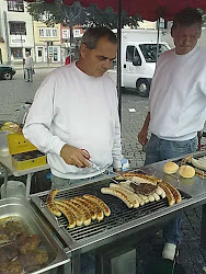 In Thüringen liebt man Bratwurst vom Holzkohlegrill