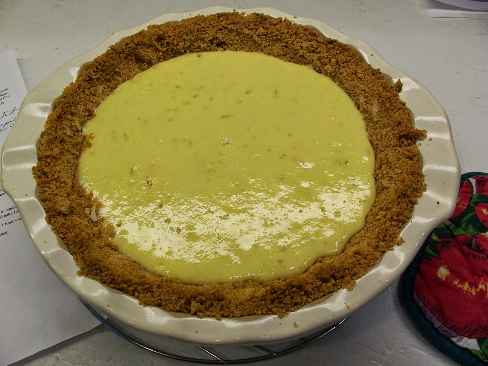 Maid in Minnesota Mango Key Lime Pie