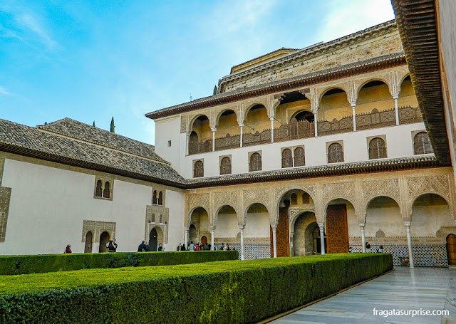 Pátio de Arrayanes, Palácio de Comares, Alhambra de Granada