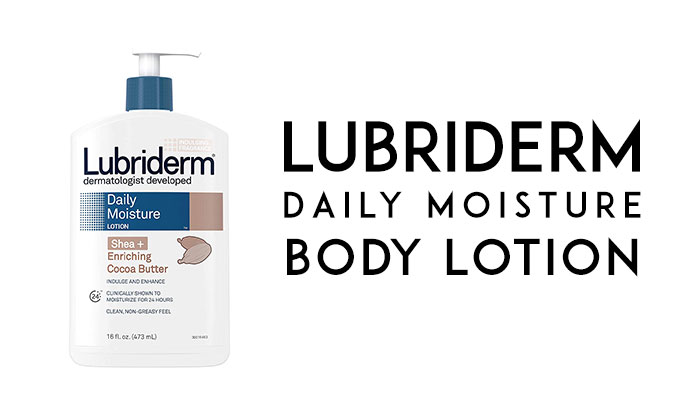 Lubriderm Daily Moisture Body Lotion with Shea + Enriching Cocoa Butter | 14 Best Lotions For Dry skin | NeoStopZone