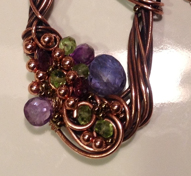 Perfectly Twisted Handmade Wire Wrapped Beaded and Gemstone Jewelry New! Wired to Love You