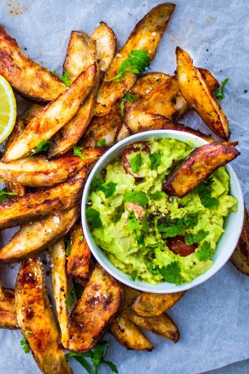 Spicy & Smoky Wedges with Guac. Need more recipes? Find 20 Quick Vegan Lunch Recipes Perfect for Easy Meal Prep. vegan lunch ideas easy | quick vegan lunch ideas | school lunch vegan | easy vegan lunch recipes | vegan recipes easy lunch | vegan packed lunch ideas #veganlunch #vegan #lunch #healthy