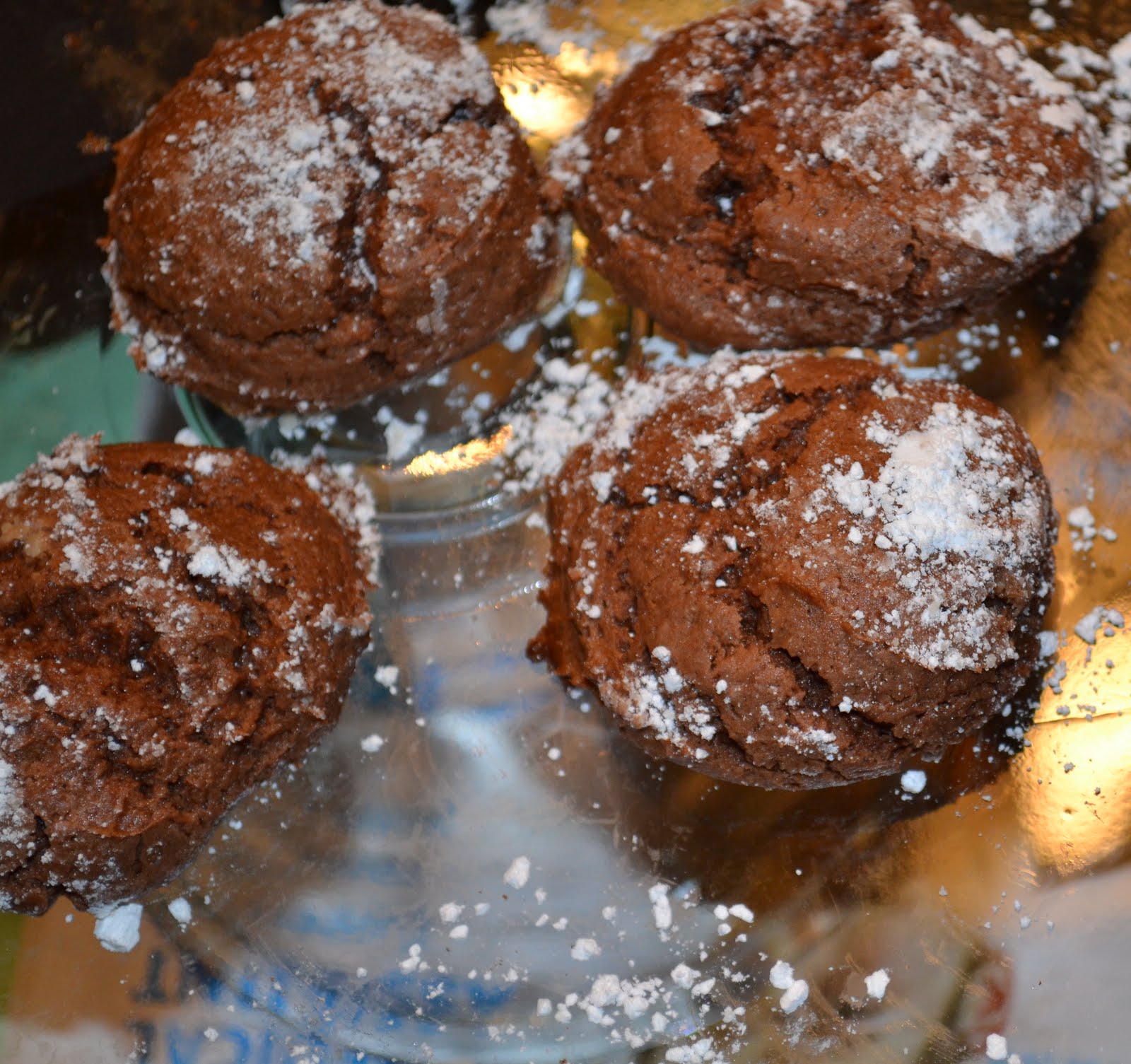 Jon, Erin and Riley Chocolate Gooey Butter Cookies (Adapted From Paula