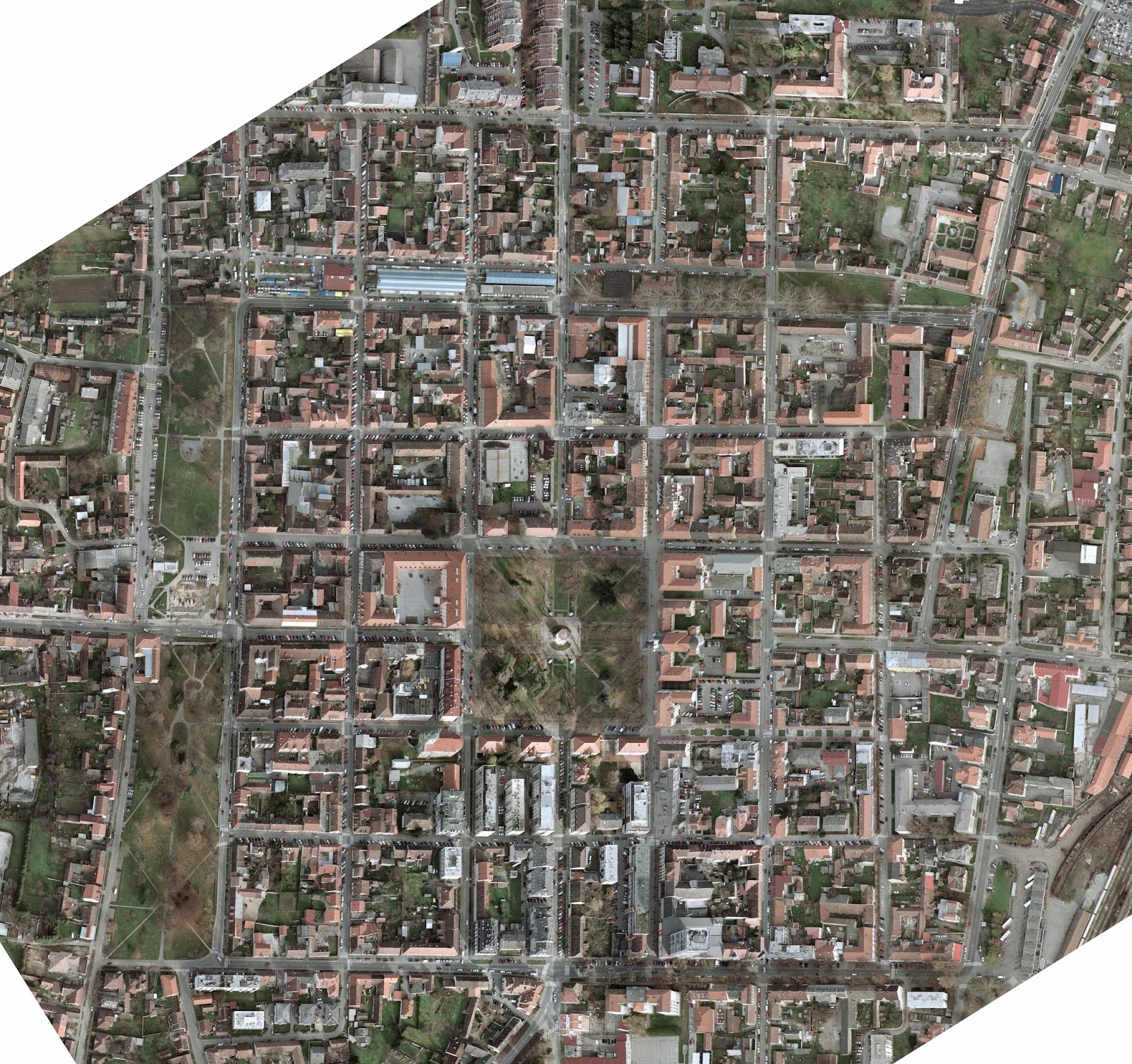 BRUJANJE GRADA BJELOVAR ORTOFOTO BJELOVARA