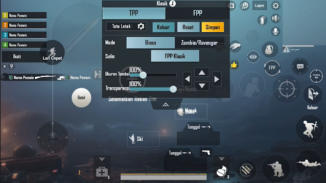 settingan pubg 3 jari terbaik settingan pubg 3 jari